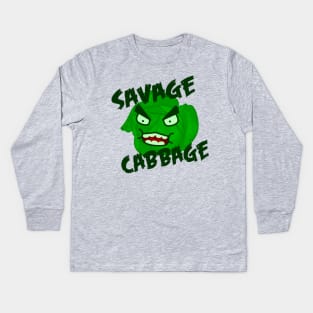 Savage Cabbage Kids Long Sleeve T-Shirt